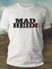 Splatter-Logo – weißes T-Shirt
