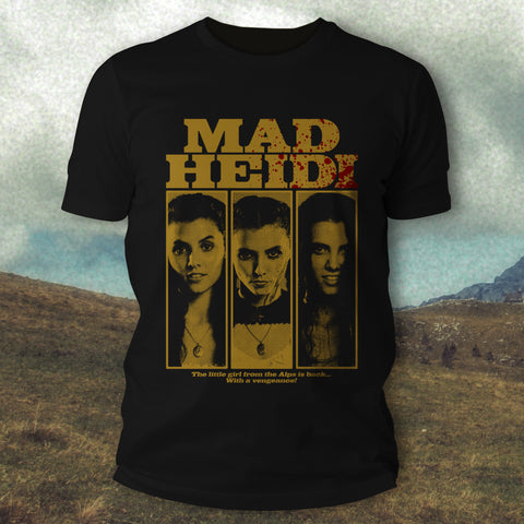 L'évolution de Heidi - T-shirt noir/or