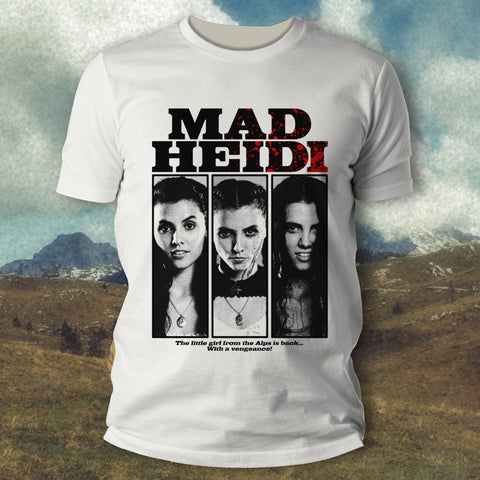 L'évolution d'Heidi – T-shirt blanc/noir